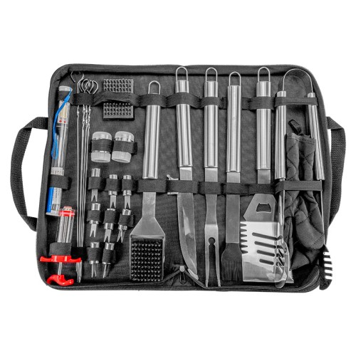 BORMANN ELITE BORMANN ELITE BBQ1016 Εργαλεία BBQ Σετ 25 Τεμ Βαλίτσα