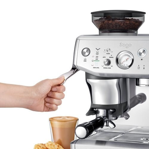 Sage Μηχανή Espresso The Barista Express Impress SES876BSS 1850W Πίεσης 15bar με Μύλο Aλεσης Inox