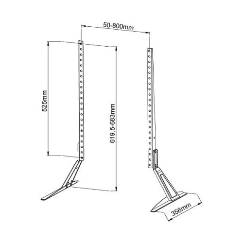 DMP Βάση Επιτραπέζια DS201 37''-65''