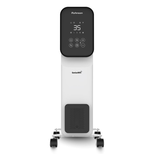 Rohnson Ηλεκτρικό Καλοριφέρ Λαδιού R-2511-23 Genius Wi-Fi με 11 Φέτες 2500W