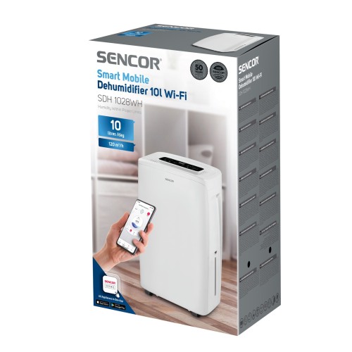 Sencor Αφυγραντήρας SDH 1028WH με WiFi (10lt/24h) 