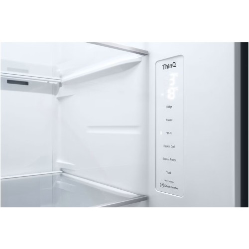 LG Ψυγείο Ντουλάπα GSVV80PYLL 655lt Total NoFrost Υ179xΠ91.3xΒ73.5εκ. Inox