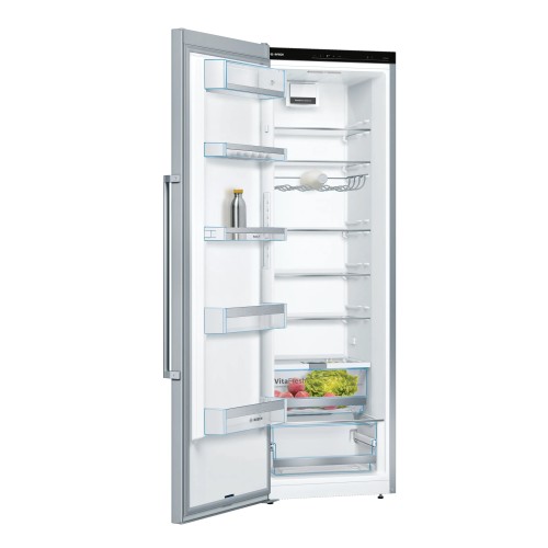 Bosch Ψυγείο Μονόπορτο KSV36AIDP 346lt Υ186xΠ60xΒ65εκ. Brushed Steel