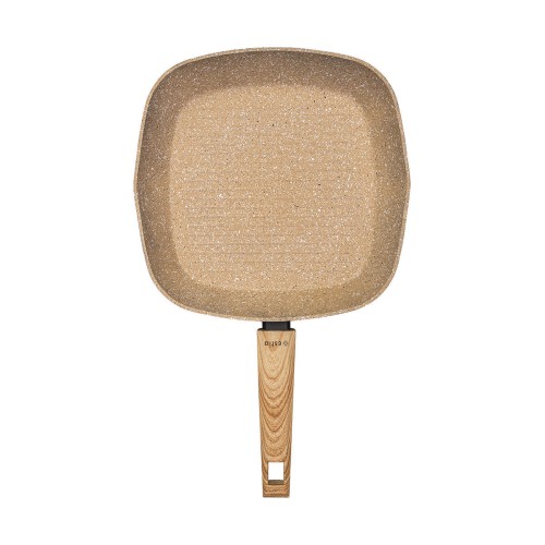 Estia Γκριλιέρα Earth αντικολλητική πρεσσαριστού αλουμινίου 28cm