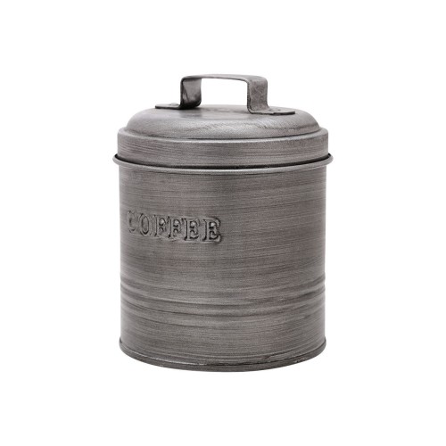 Estia ESTIA ΔΟΧΕΙΟ ΚΑΦΕ ΜΕΤΑΛΛΙΚΟ 11x11x14cm ΜΕ ΑΕΡΟΣΤΕΓΕΣ ΚΑΠΑΚΙ