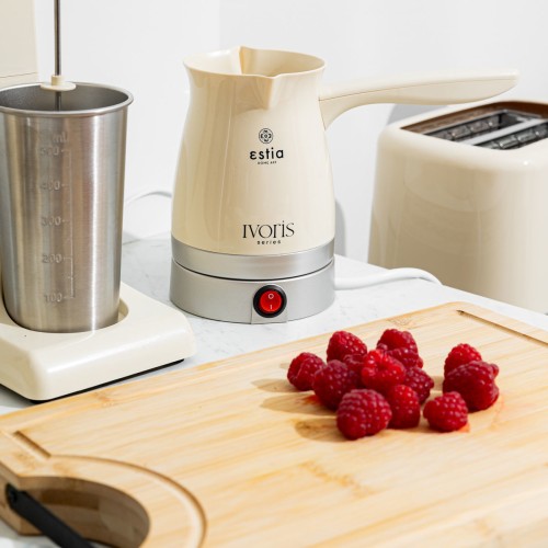 Estia ESTIA ΗΛΕΚΤΡΙΚΟ ΜΠΡΙΚΙ IVORIS 800w ΜΕ ΑΠΟΣΠΩΜΕΝΗ ΒΑΣΗ 360°