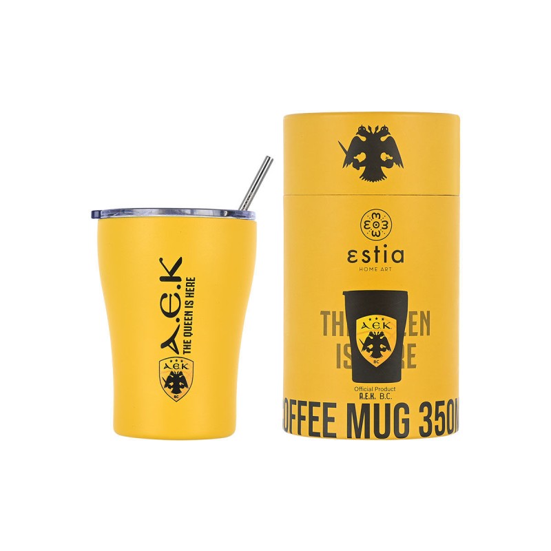 Estia Θερμός Coffee Mug AEK BC Edition 350ml