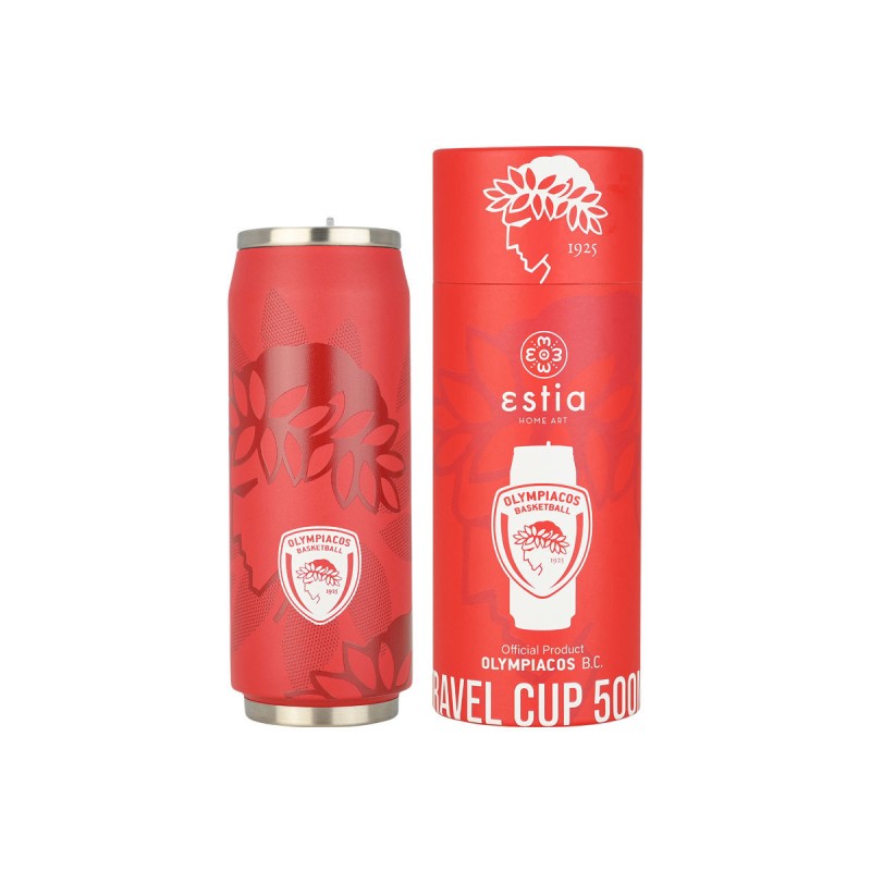 Estia ESTIA ΘΕΡΜΟΣ TRAVEL CUP OLYMPIACOS BC EDITION 500ml