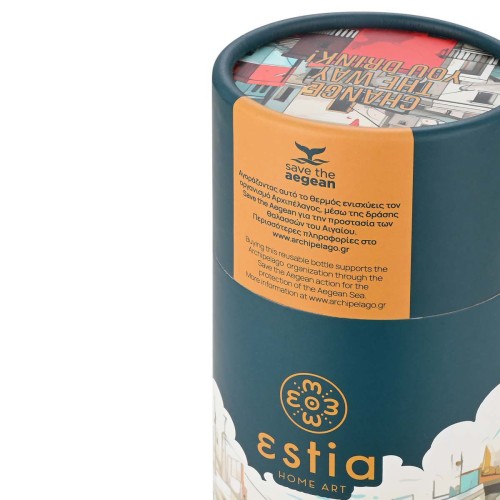 Estia ESTIA ΘΕΡΜΟΣ TRAVEL CUP SAVE THE AEGEAN 500ml URBAN MYTHOS
