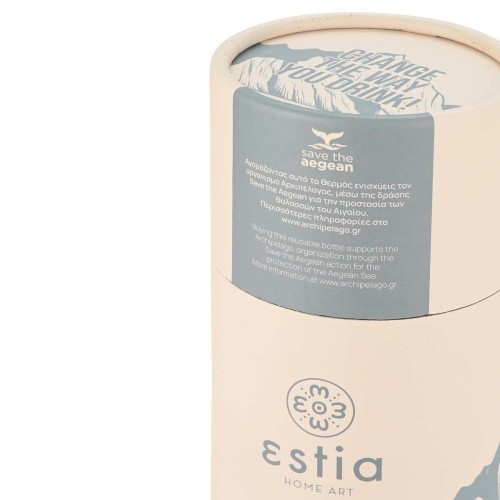 Estia ESTIA ΘΕΡΜΟΣ TRAVEL FLASK SAVE THE AEGEAN 500ml ALPINE ESSENCE