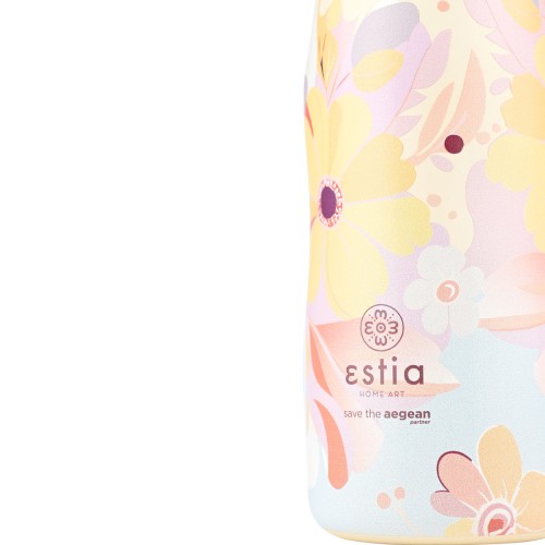 Estia ESTIA ΘΕΡΜΟΣ TRAVEL FLASK SAVE THE AEGEAN 500ml SPRING SONATA