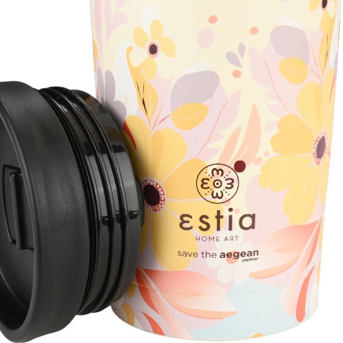 Estia ESTIA ΘΕΡΜΟΣ TRAVEL MUG SAVE THE AEGEAN 350ml SPRING SONATA