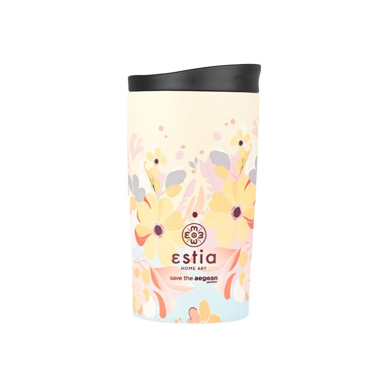 Estia ESTIA ΘΕΡΜΟΣ TRAVEL MUG SAVE THE AEGEAN 350ml SPRING SONATA