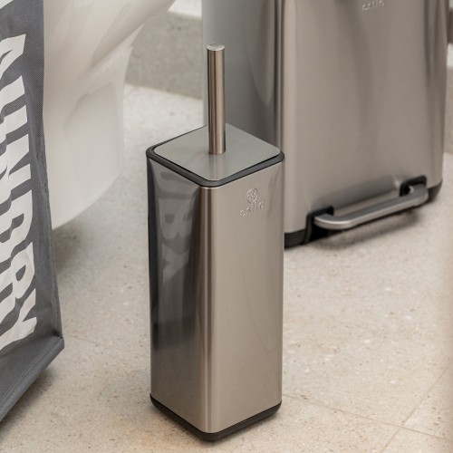 Estia ESTIA ΠΙΓΚΑΛ CUBIC ΑΝΟΞΕΙΔΩΤΟ ΜΕ ΠΛΑΣΤΙΚΟ ΔΟΧΕΙΟ 25cm ΙΝΟΞ