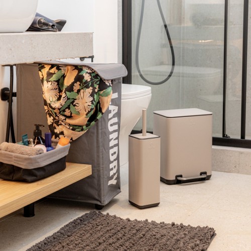 Estia ESTIA ΠΙΓΚΑΛ CUBIC ΜΕΤΑΛΛΙΚΟ ΜΕ ΠΛΑΣΤΙΚΟ ΔΟΧΕΙΟ 25cm TAUPE