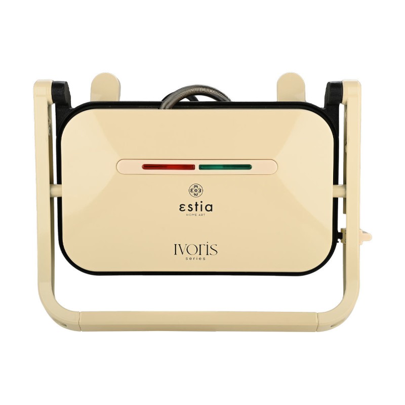 Estia ΤΟΣΤΙΕΡΑ IVORIS 2 ΘΕΣΕΩΝ 1300w ΜΕ ΑΝΤΙΚΟΛΛΗΤΙΚΕΣ ΠΛΑΚΕΣ