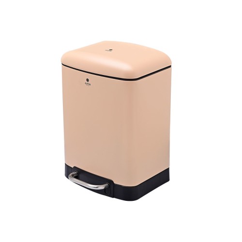 Estia ESTIA ΧΑΡΤΟΔΟΧΕΙΟ ΜΠΑΝΙΟΥ SOFT CLOSE ΟΡΘΟΓΩΝΙΟ 6lt ΜΠΕΖ