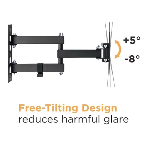 Powertech Βάση TV Τοίχου PT-1129 23''-43''