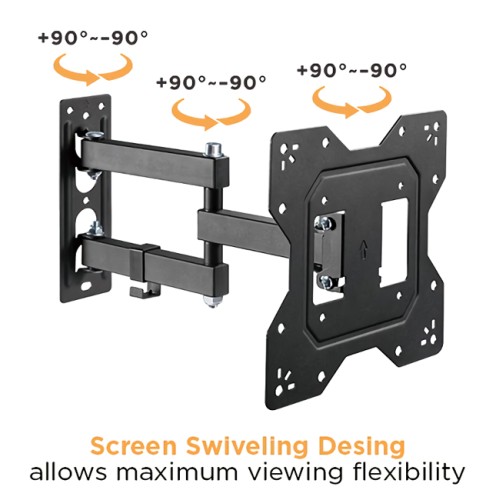 Powertech Βάση TV Τοίχου PT-1129 23''-43''