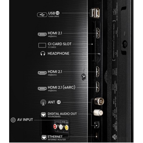 Hisense Τηλεόραση Smart 43E7NQ 4K UHD QLED 43''