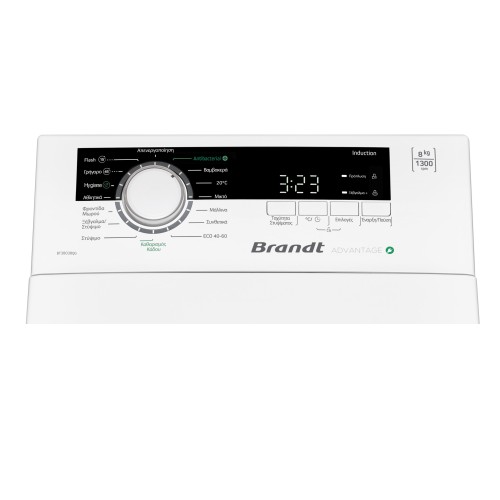 Brandt Πλυντήριο Ρούχων Ανω Φόρτωσης BT38038QG (8kg 1300rpm A)