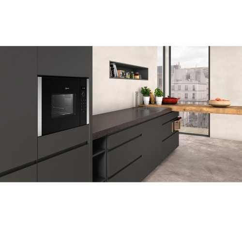 Neff Εντοιχιζόμενος Φούρνος Μικροκυμάτων HLAWD23N1F 20lt Μαύρος