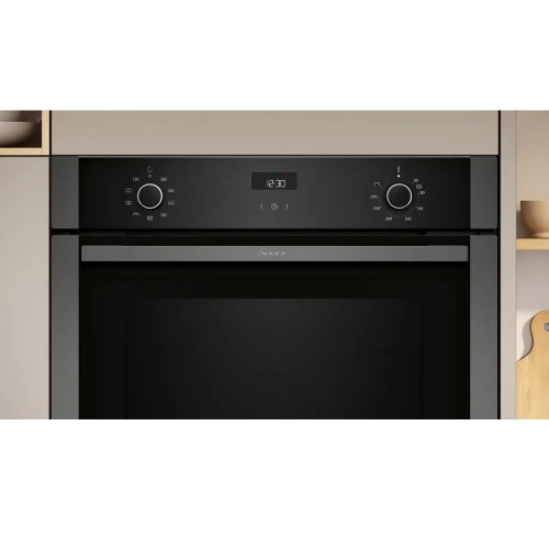 Neff Εντοιχιζόμενος Φούρνος Ανω Πάγκου B1ACE4AG3 71lt Graphite-Grey