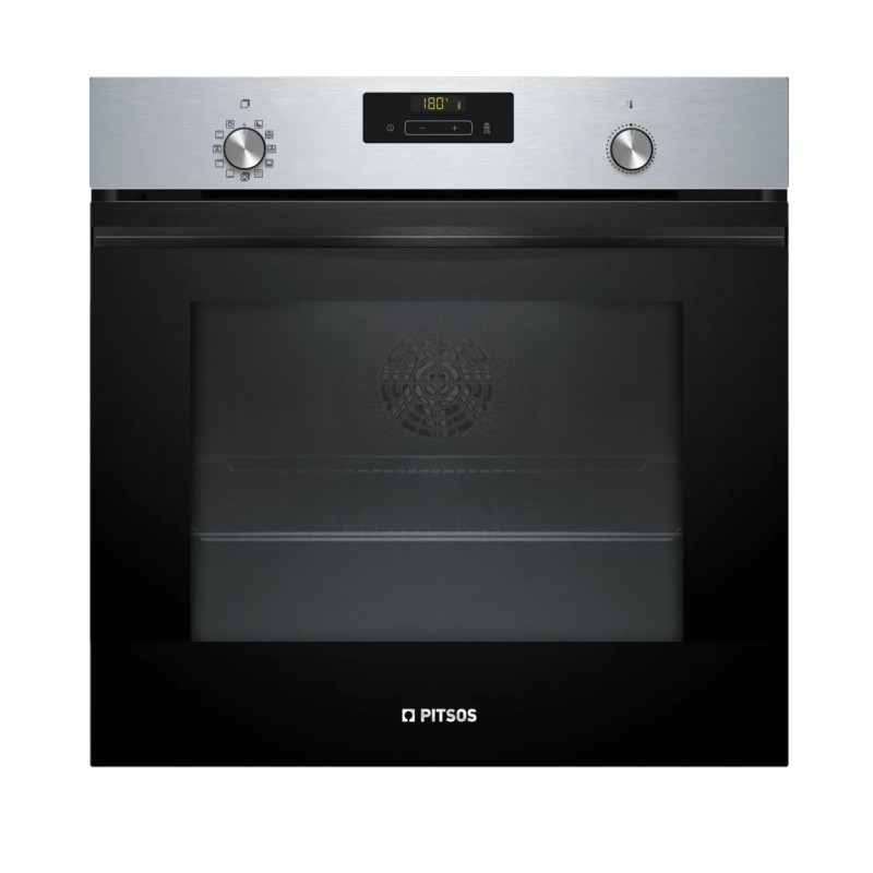 Pitsos Εντοιχιζόμενος Φούρνος Ανω Πάγκου PH27M61X3 71lt Inox