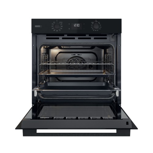 Whirlpool Εντοιχιζόμενος Φούρνος Ανω Πάγκου OMSK58RU1SB 71lt Μαύρος