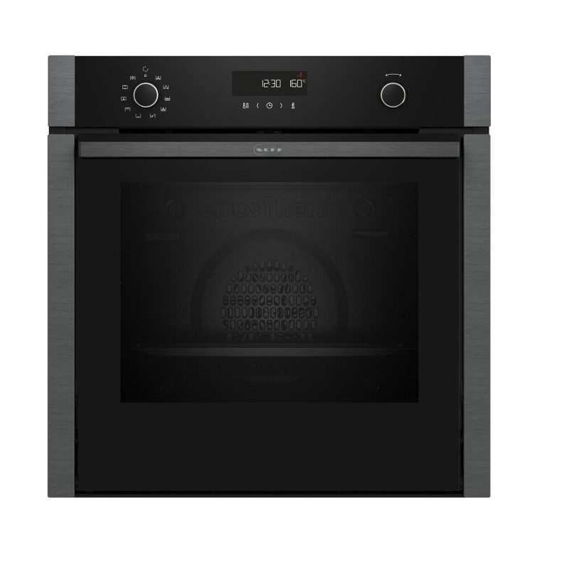 Neff Εντοιχιζόμενος Φούρνος Ανω Πάγκου B5ACH7AG3 71lt Graphite-Grey