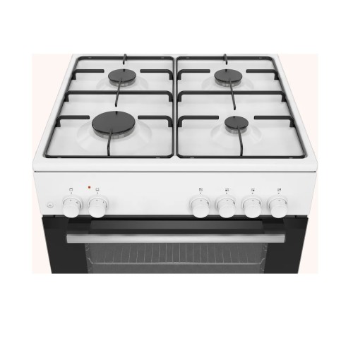 Pitsos Κουζίνα Αερίου PAF003D20 με Φούρνο Αερίου 76lt Λευκή