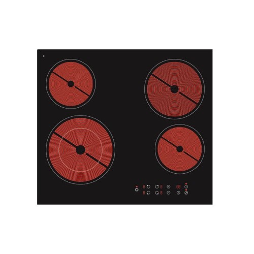 Princess Σετ Φούρνος Ανω Πάγκου FN25000BX + Εστίες Κεραμικές PS 55500