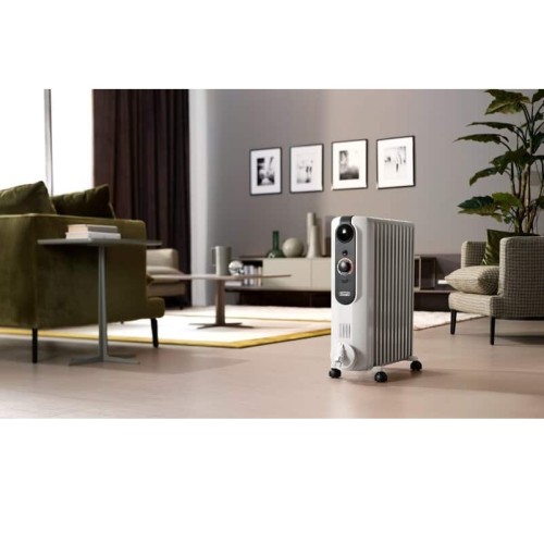 Delonghi Ηλεκτρικό Καλοριφέρ Λαδιού RadiaS Easytronic TRRSE1225 με 12 Φέτες 2500W