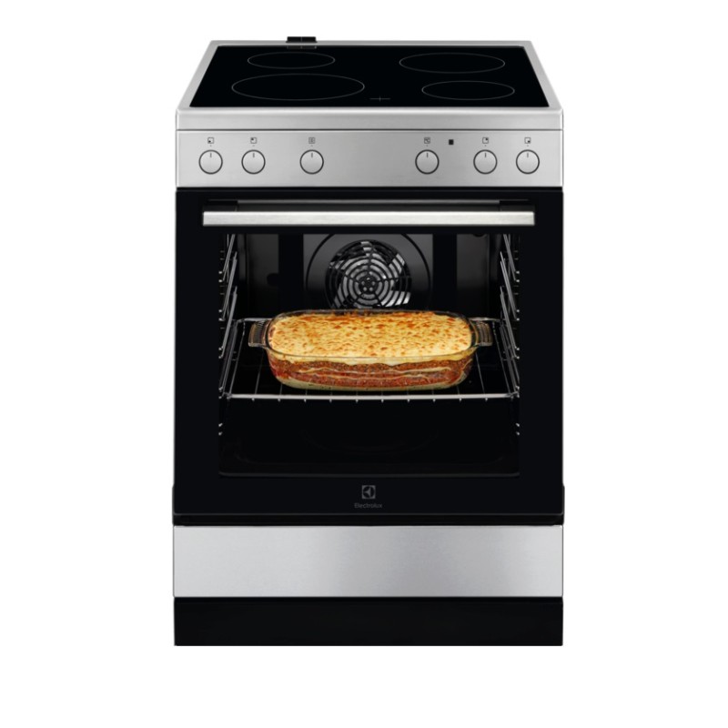 Electrolux Κεραμική Κουζίνα LKR62000BX Inox