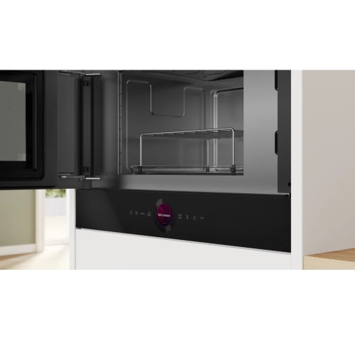 Bosch Εντοιχιζόμενος Φούρνος Μικροκυμάτων BEL7321B1 21lt Μαύρος