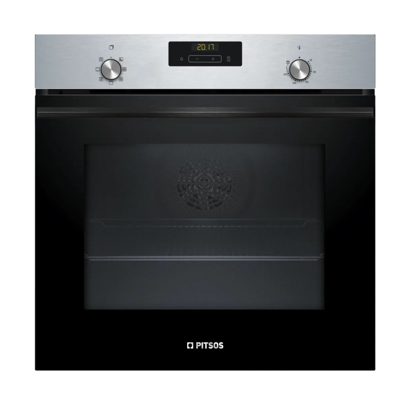 Pitsos Εντοιχιζόμενος Φούρνος Ανω Πάγκου PH20M41X3 71Lt Inox