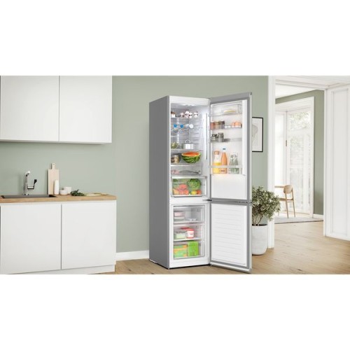 Bosch Ψυγειοκαταψύκτης KGN394ICF 363lt Total NoFrost Υ203xΠ60xΒ66.5cm Inox
