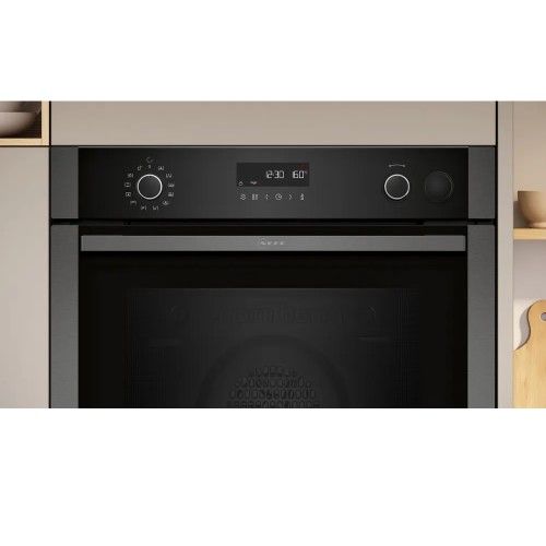 Neff Εντοιχιζόμενος Φούρνος Ανω Πάγκου B5AVM7AG7 71lt Μαύρος