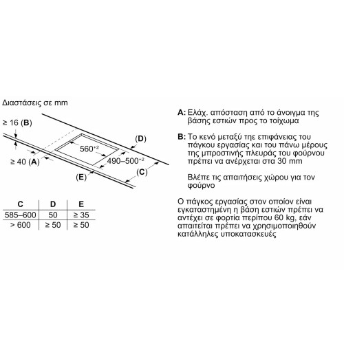 Neff Αυτόνομη Επαγωγική Εστία T56STF1L0 58.3cm 