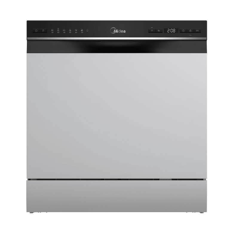 Midea Πλυντήριο Πιάτων MDWTT0802MS-WF για 8 Σερβίτσια με σύνδεση WiFi Π55xY59,5εκ. Inox