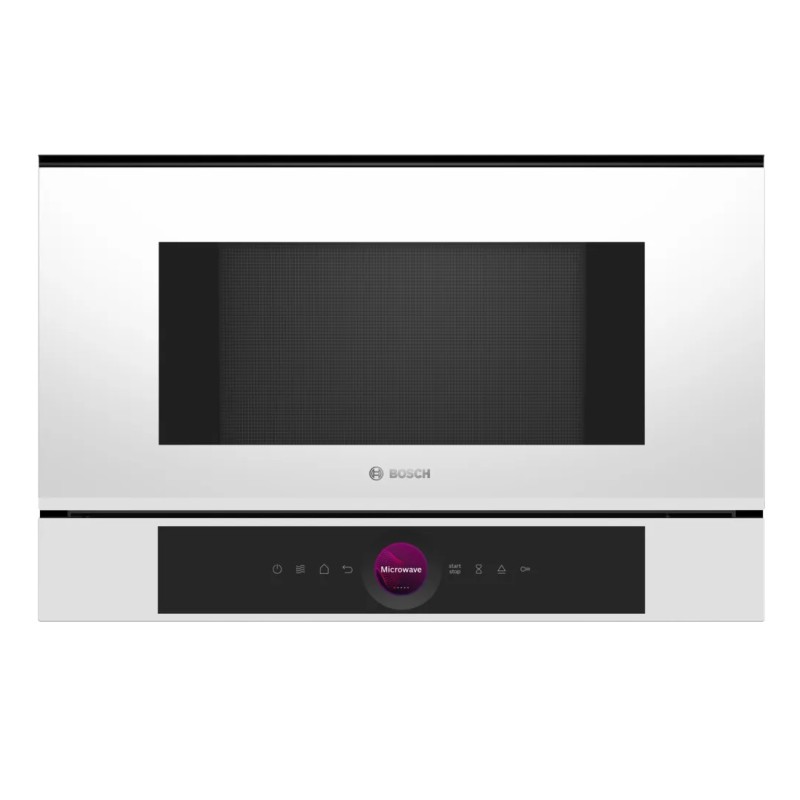 Bosch Εντοιχιζόμενος Φούρνος Μικροκυμάτων BFL7221W1 21lt Λευκός