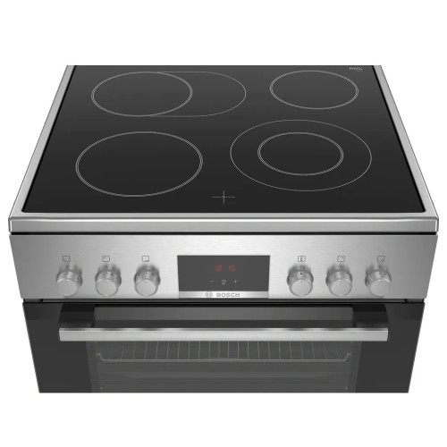 Bosch Κεραμική Κουζίνα HKR39A250U Inox