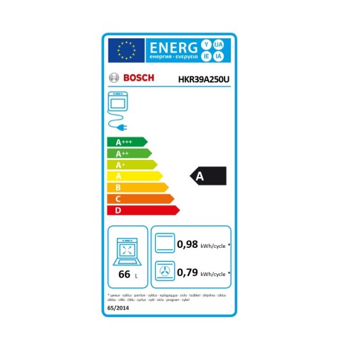 Bosch Κεραμική Κουζίνα HKR39A250U Inox