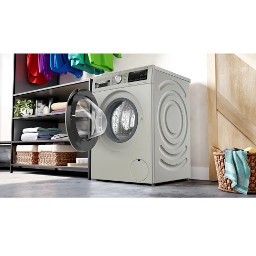 Bosch Πλυντήριο Ρούχων WGG244ZXGR (9kg 1400rpm) Silver Inox