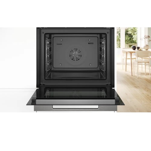 Bosch Εντοιχιζόμενος Φούρνος Ανω Πάγκου HBG7721B1 71lt Μαύρος