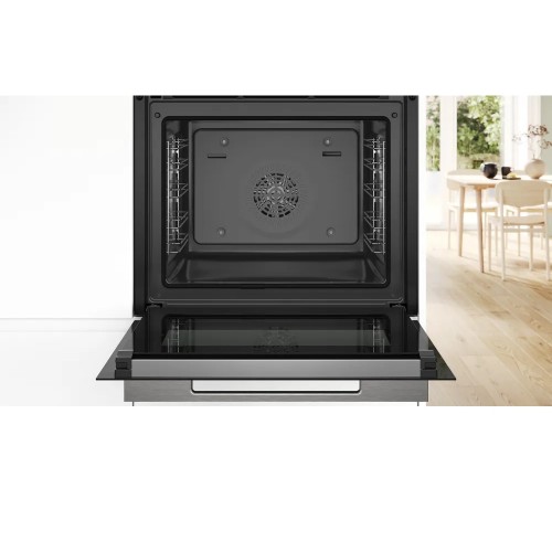 Bosch Εντοιχιζόμενος Φούρνος Ανω Πάγκου HBG7742B1 71lt Μαύρος