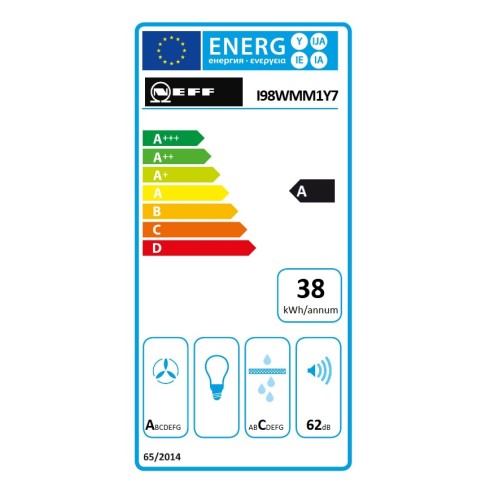 Neff Απορροφητήρας Πάγκου Flex Design I98WMM1Y7 + Z5802GLDY0 90cm Deep Black