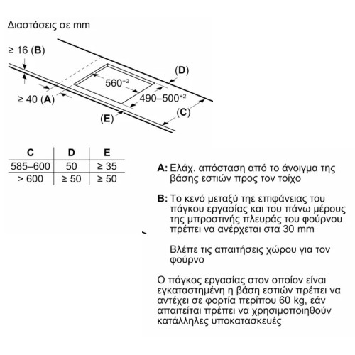 Neff Αυτόνομη Επαγωγική Εστία Flex Design NFLIN60D0 (T66YYY4C0 + Z9801TWDY0 + Z9802PFDY0) 60cm Deep Black