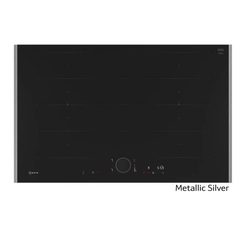 Neff Αυτόνομη Επαγωγική Εστία Flex Design NFLIN80M0 (T68YYY4C0 + Z9801TWMY0 + Z9802PFMY0) 80cm Metallic Silver