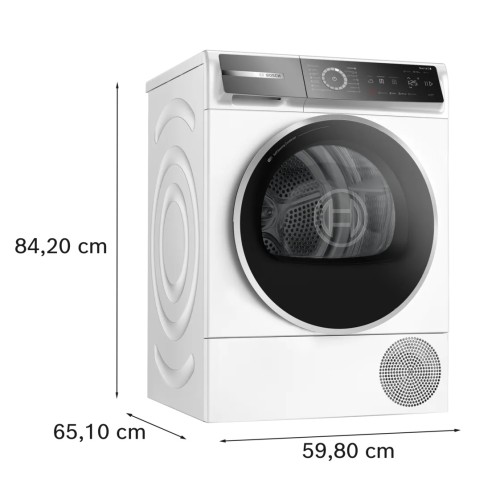 Bosch Στεγνωτήριο Ρούχων με Αντλία Θερμότητας WQB245B0BY (9kg A+++)